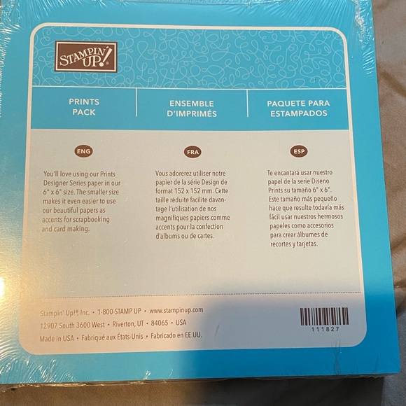 Brand new 4 pads of Stampin up printed paper - Picture 3 of 8